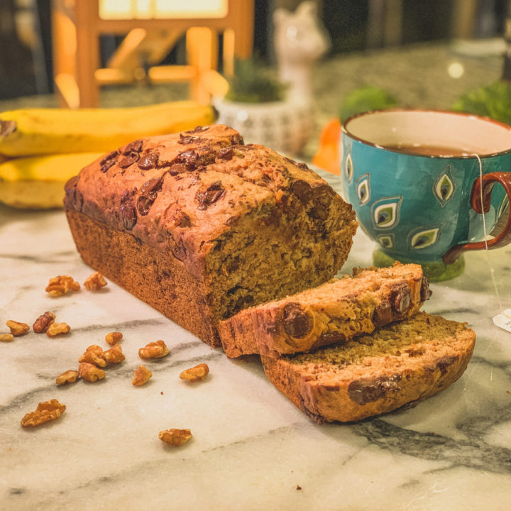 Vegan Banana Walnut Bread